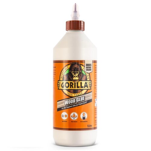 Gorilla Wood Glue 1L – High-Strength, Water-Resistant Adhesive for Woodworking