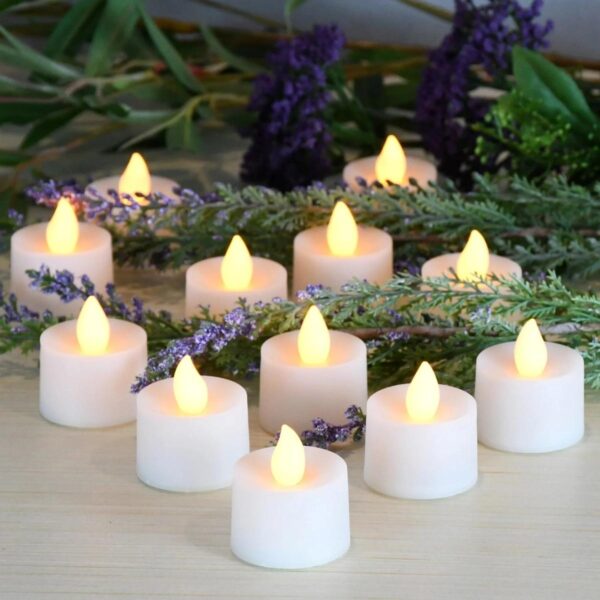 White LED Tealight Candles – (2 Pack) for Christmas, Parties & Festivals