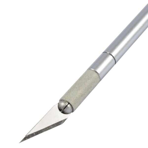 Jakar Cutting Knife, Aluminium Alloy, 8mm Diameter (Spare Blade Ref 7344-B) Hanging Pack