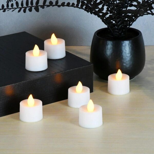 White LED Tealight Candles – (2 Pack) for Christmas, Parties & Festivals