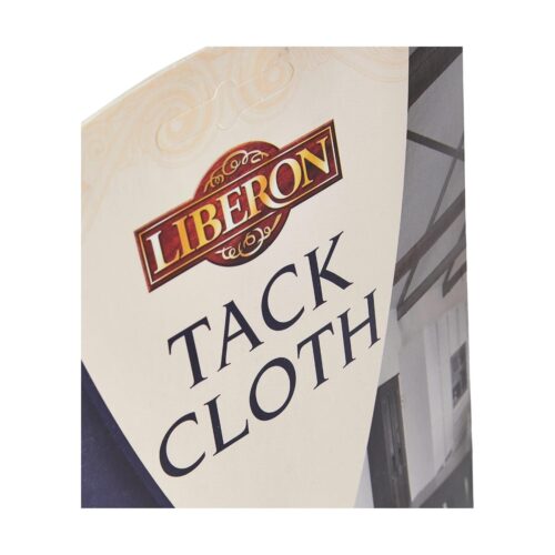 Liberon Tack Cloth – 3 Pack – Resin-Impregnated, Silicone-Free Dust Removal Cloths for Woodworking & Surface Preparation
