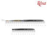 Rosa Gallery Lake 178 Travel Sable/Synthetic Size 2 Brush for Watercolour & Painting – Compact & Portable for Professional Artists